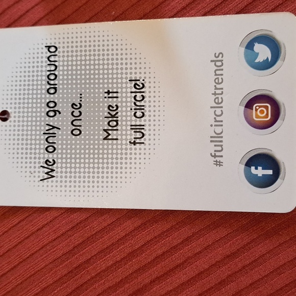 Full Circle Trends Ribbed Off Shoulder Button Front Bodycon Midi Dress Rust L - Picture 9 of 10